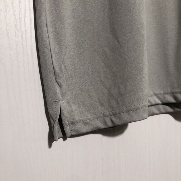 Haggar Polo Shirt Men's XXL Gray Blue Stripes Cool 18 Performance Golf Prep New - Picture 4 of 11